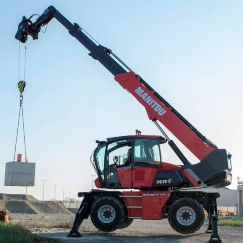 Le chariot télescopique rotatif